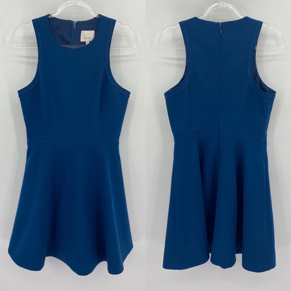 Cinq a Sept Araceli Sleeveless Stitch Dress blue - Picture 6 of 14